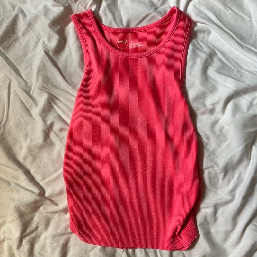 Aerie Side Ruched Tank Top